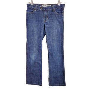GAP Women's Low Rise Capri Jeans Sz 6 Straight Leg Med Wash Casual Everyday VGC